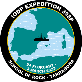 JOIDES School of Rock Expedition 398P logo